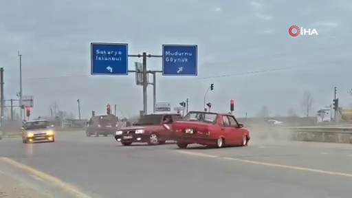 Kara yolunu kapatarak drift attılar! İşte o görüntüler... 8