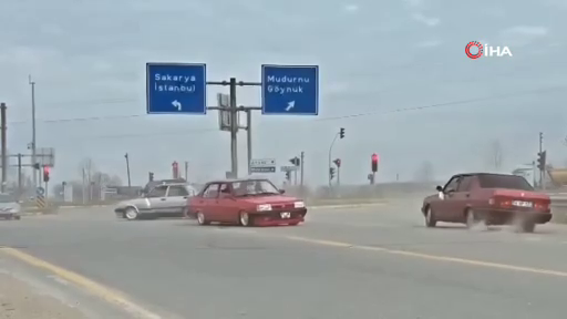 Kara yolunu kapatarak drift attılar! İşte o görüntüler... 12
