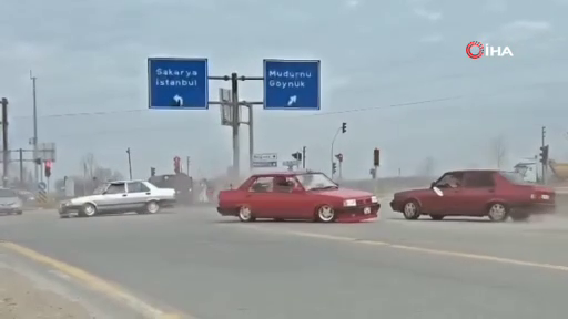 Kara yolunu kapatarak drift attılar! İşte o görüntüler... 13
