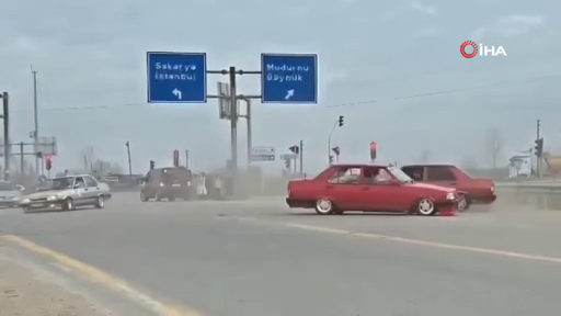Kara yolunu kapatarak drift attılar! İşte o görüntüler... 14