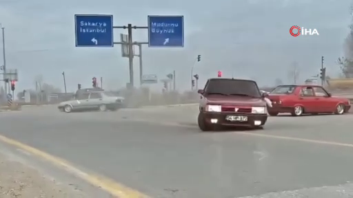 Kara yolunu kapatarak drift attılar! İşte o görüntüler... 23