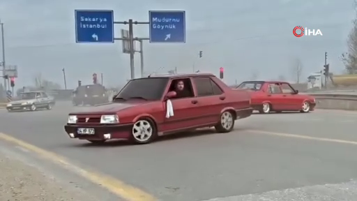 Kara yolunu kapatarak drift attılar! İşte o görüntüler... 25