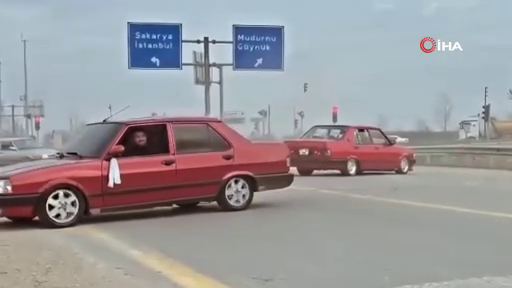Kara yolunu kapatarak drift attılar! İşte o görüntüler... 27