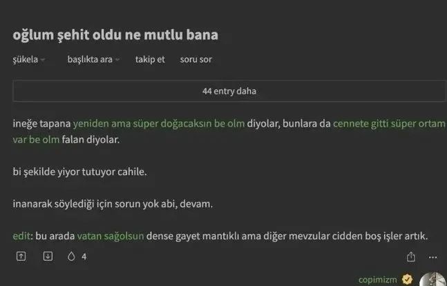 Şehitlere hakaret ve pedofili skandalı...Ekşi Sözlük'e erişim engeli getirildi! App Store ve Play Store'dan kaldırıldı... 5