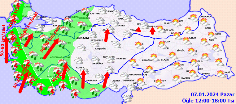 Pazar planı yapanlar dikkat: Meteoroloji'den sağanak yağış uyarısı! İstanbul için saat verildi... 6