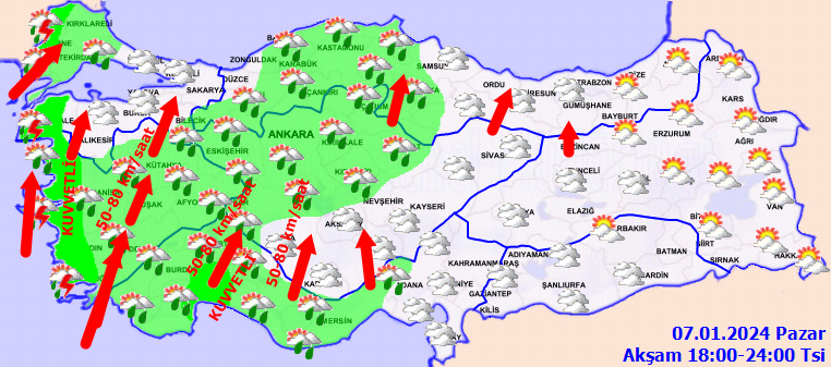 Pazar planı yapanlar dikkat: Meteoroloji'den sağanak yağış uyarısı! İstanbul için saat verildi... 7