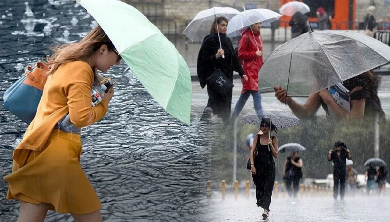 Pazar planı yapanlar dikkat: Meteoroloji'den sağanak yağış uyarısı! İstanbul için saat verildi... 1