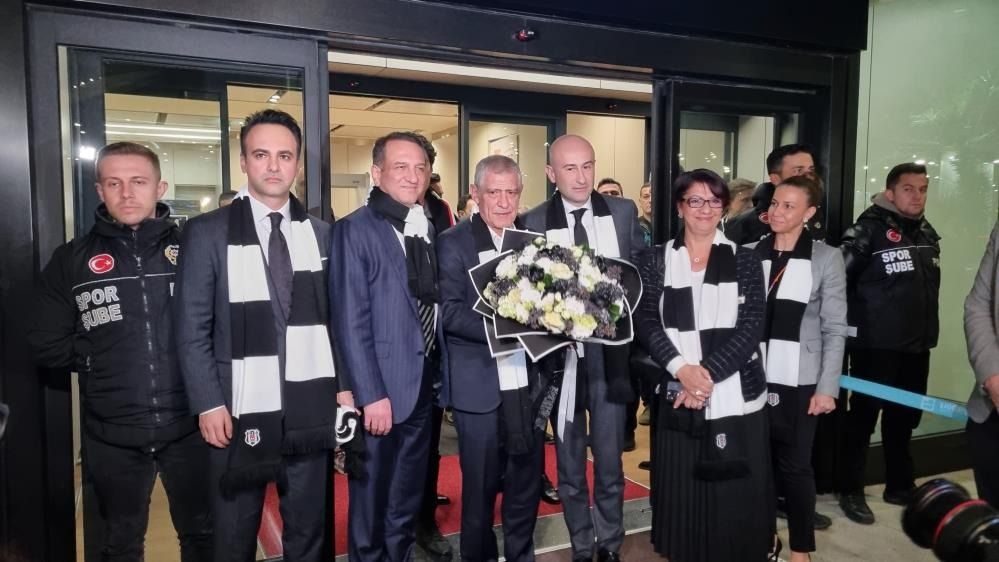 Beşiktaş'ın yeni teknik direktörü Fernando Santos İstanbul'a geldi 1