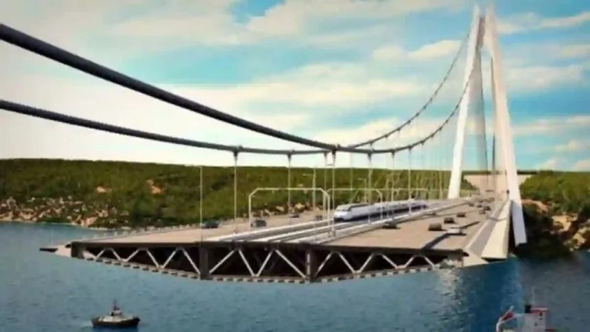 Bakan Uraloğlu Yavuz Sultan Selim Köprüsü'nden geçecek demir yolunun ayrıntılarını paylaştı 4