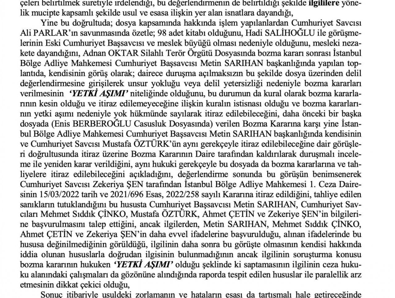 O rapor ortaya çıktı! Adnan Oktar ve örgütünü aklayan hakim ve savcılar bakın neler yapmış... 71