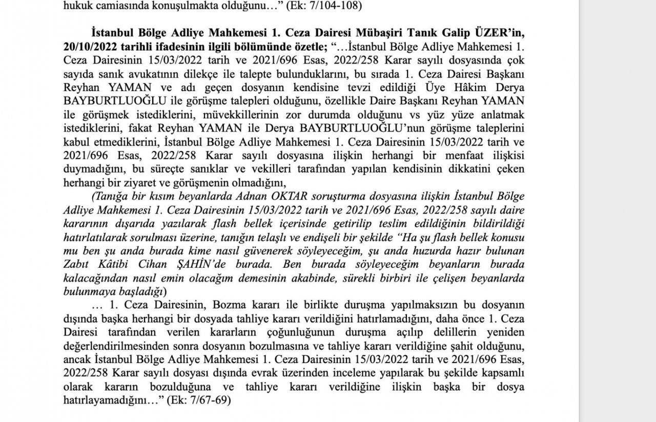 O rapor ortaya çıktı! Adnan Oktar ve örgütünü aklayan hakim ve savcılar bakın neler yapmış... 51