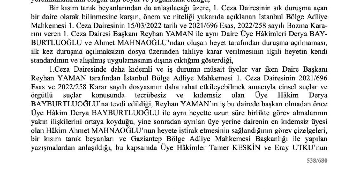 O rapor ortaya çıktı! Adnan Oktar ve örgütünü aklayan hakim ve savcılar bakın neler yapmış... 68