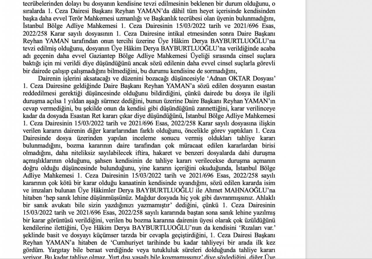 O rapor ortaya çıktı! Adnan Oktar ve örgütünü aklayan hakim ve savcılar bakın neler yapmış... 57