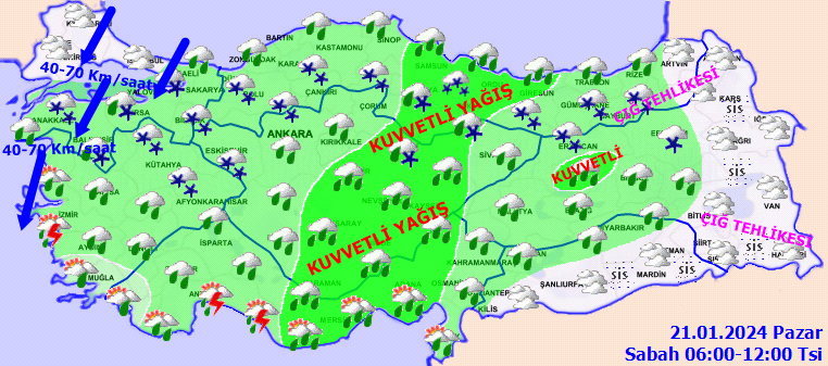 Meteoroloji'den 9 kente sarı kodlu uyarı: Sıcaklıklar 10 derece birden düşecek! 6