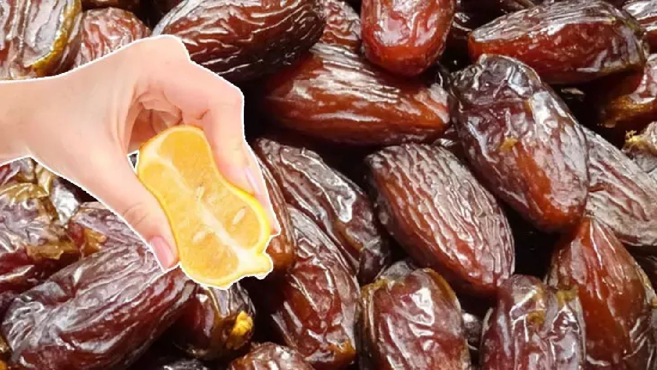 Kansızlığa birebir! Bu tarifi denemeyen pişman olur! Hurma ve limon mucizesini deneyin... 1
