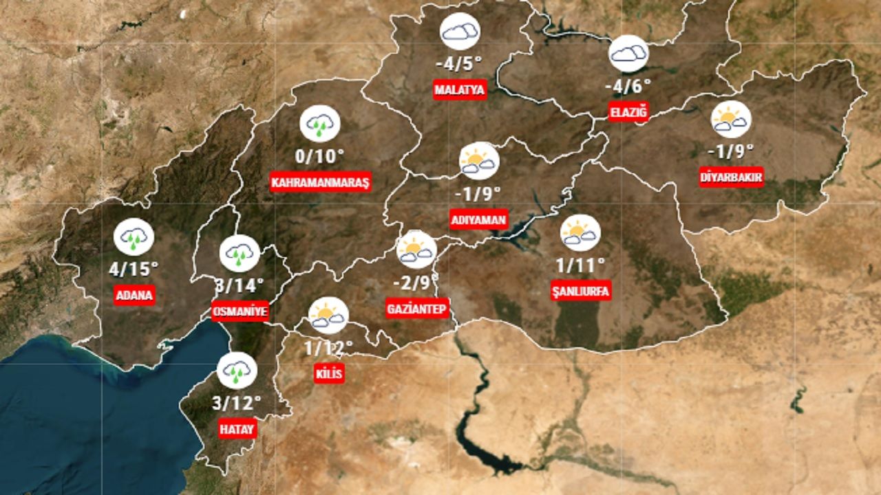Meteoroloji deprem bölgesi hava durumu raporunu yayınladı! İşte il il hava durumu... 4