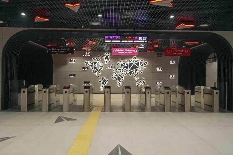 İstanbul'a yeni metro hattı! Gayrettepe-Kağıthane Metro Hattı bugün Cumhurbaşkanı Erdoğan'ın katılımıyla açılıyor 5