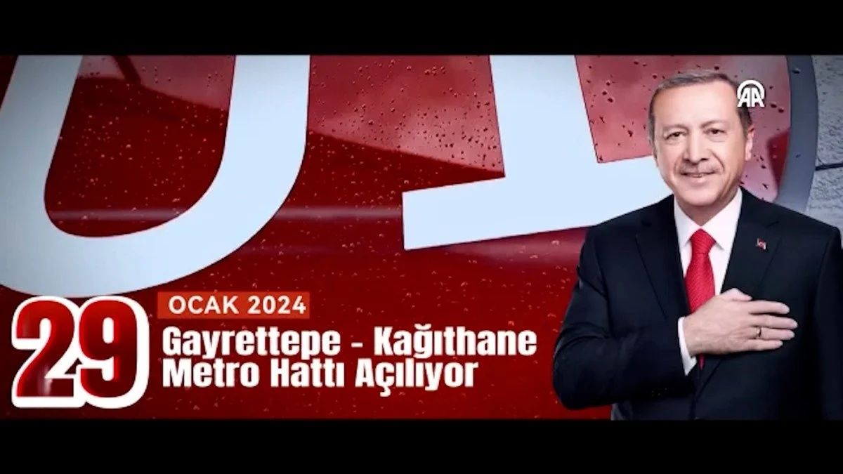İstanbul'a yeni metro hattı! Gayrettepe-Kağıthane Metro Hattı bugün Cumhurbaşkanı Erdoğan'ın katılımıyla açılıyor 3