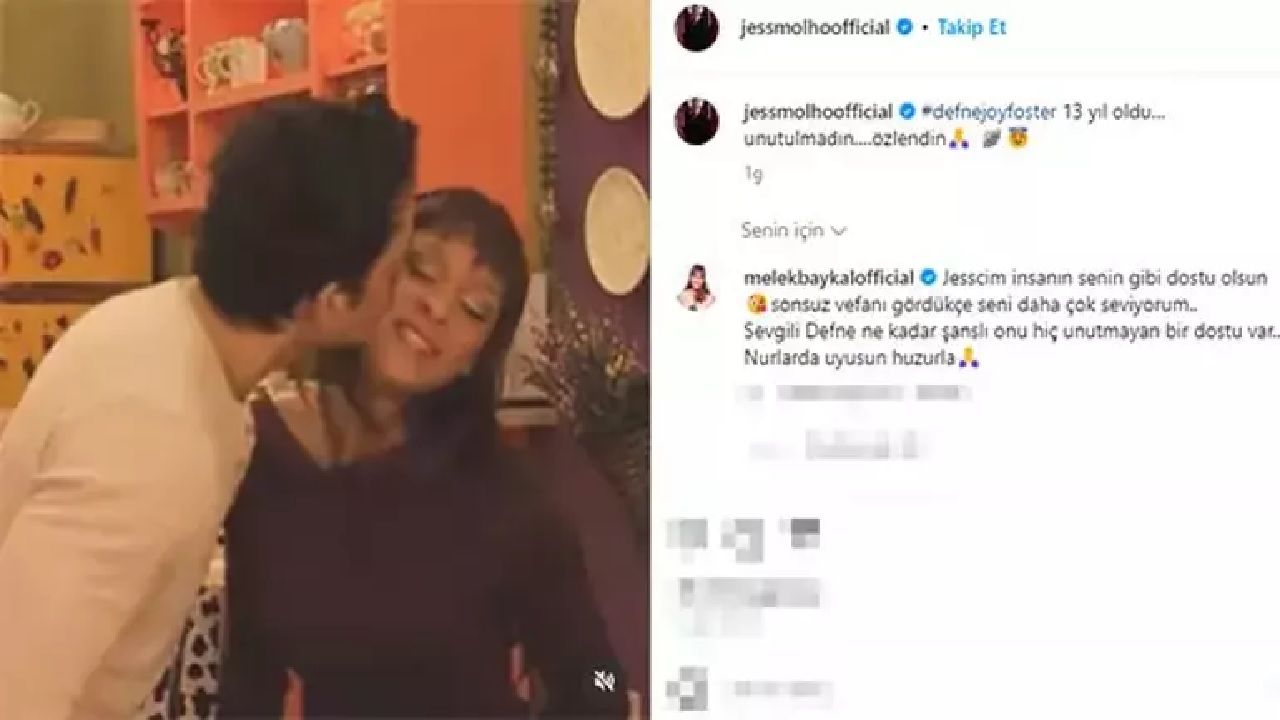 Jess Molho dostu Defne Joy Foster'ı paylaştı! Melek Baykal'dan o paylaşıma yorum! 2