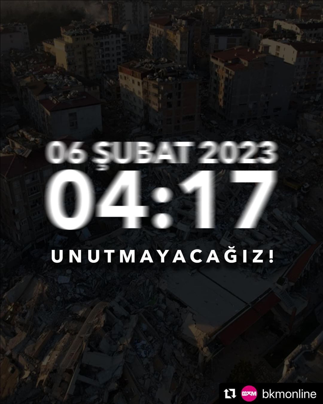 Ünlü isimlerden 6 Şubat'taki deprem felaketinin yıl dönümünde paylaşım 4