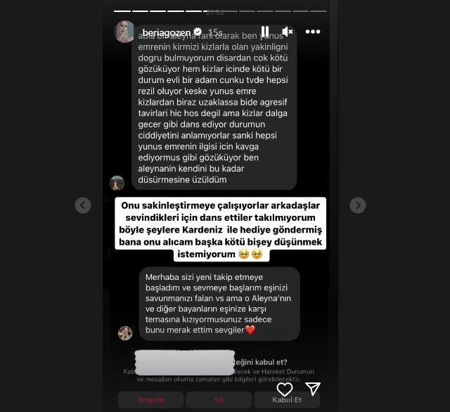 Survivor All Star'da Gizem'in Yunus Emre'ye yakın teması olay oldu! Yunus Emre'nin eşine mesaj yağdı: Beril Özden'in yanıtı gündem oldu 4
