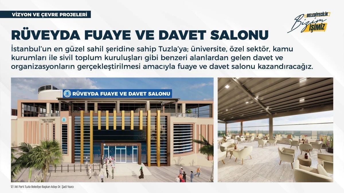 Tuzla Belediye Başkanı Şadi Yazıcı 2024-2029 vaatlerini duyurdu! İşte yeni dönem için dikkat çeken 550 proje... 11