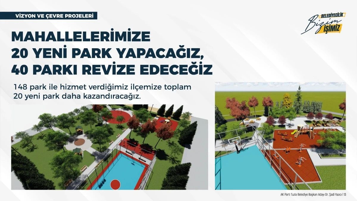Tuzla Belediye Başkanı Şadi Yazıcı 2024-2029 vaatlerini duyurdu! İşte yeni dönem için dikkat çeken 550 proje... 12