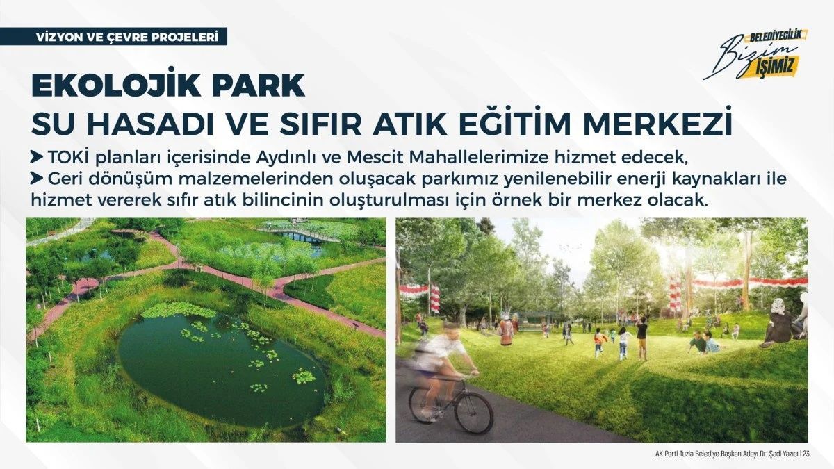 Tuzla Belediye Başkanı Şadi Yazıcı 2024-2029 vaatlerini duyurdu! İşte yeni dönem için dikkat çeken 550 proje... 19
