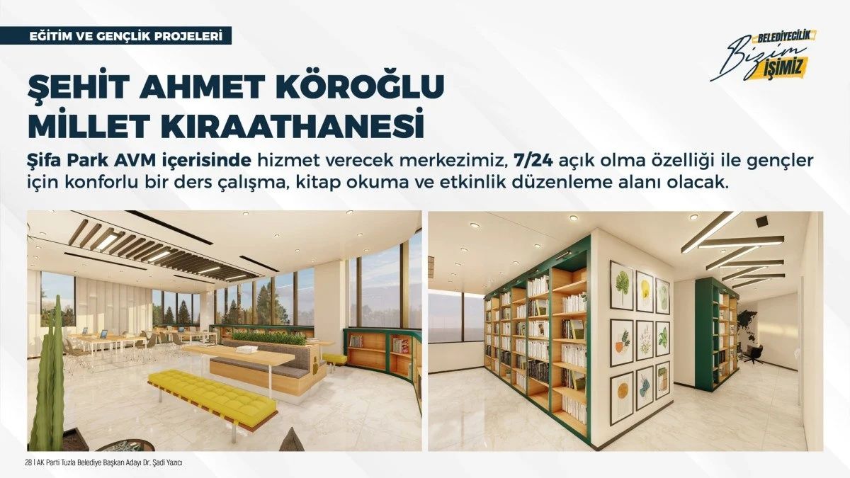 Tuzla Belediye Başkanı Şadi Yazıcı 2024-2029 vaatlerini duyurdu! İşte yeni dönem için dikkat çeken 550 proje... 28