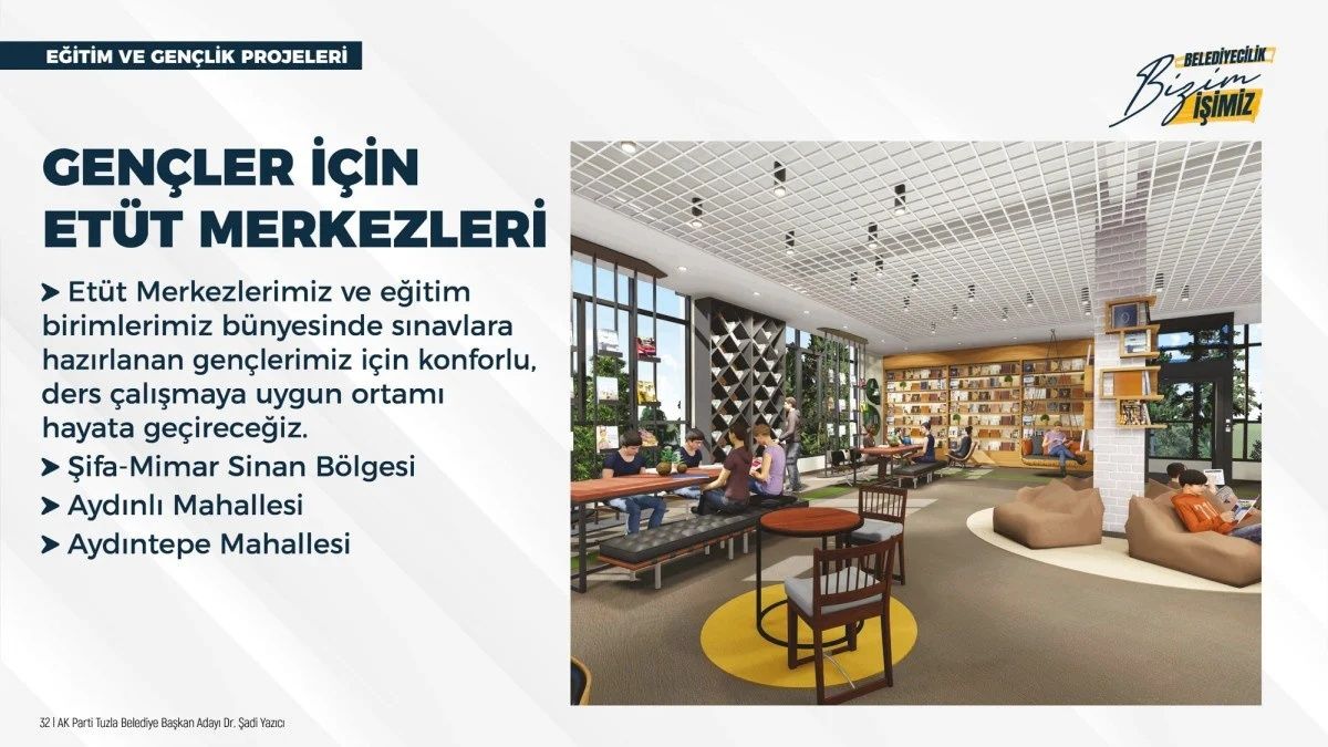 Tuzla Belediye Başkanı Şadi Yazıcı 2024-2029 vaatlerini duyurdu! İşte yeni dönem için dikkat çeken 550 proje... 32