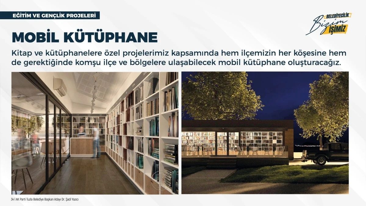 Tuzla Belediye Başkanı Şadi Yazıcı 2024-2029 vaatlerini duyurdu! İşte yeni dönem için dikkat çeken 550 proje... 34