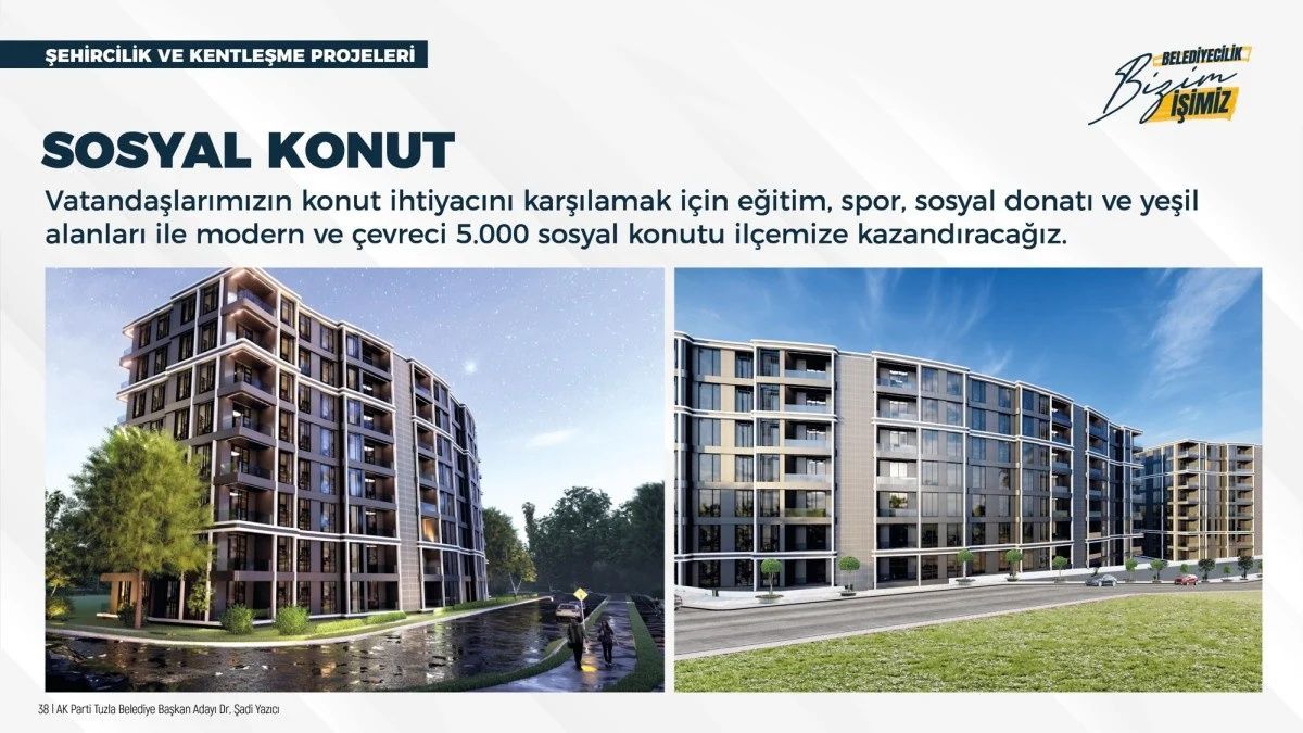 Tuzla Belediye Başkanı Şadi Yazıcı 2024-2029 vaatlerini duyurdu! İşte yeni dönem için dikkat çeken 550 proje... 37