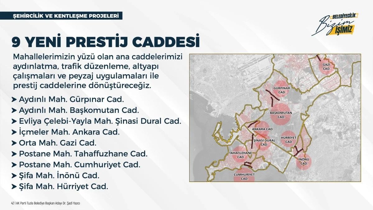 Tuzla Belediye Başkanı Şadi Yazıcı 2024-2029 vaatlerini duyurdu! İşte yeni dönem için dikkat çeken 550 proje... 54