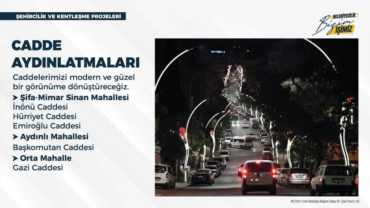 Tuzla Belediye Başkanı Şadi Yazıcı 2024-2029 vaatlerini duyurdu! İşte yeni dönem için dikkat çeken 550 proje... 53
