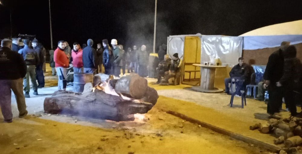 Türkiye sınırında Yunan çiftçilerden protesto 3