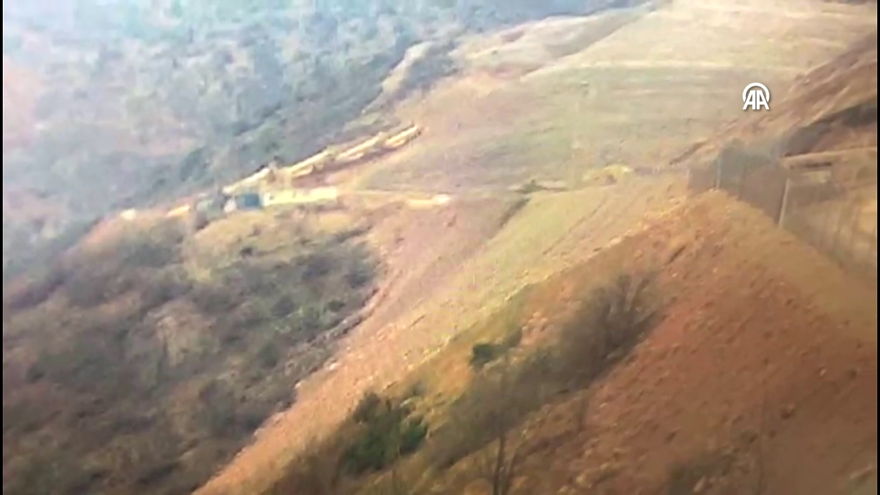 Facia alanından yeni görüntü! İşte Erzincan İliç'teki altın madeninin bulunduğu bölgede toprak kayması anı! 1