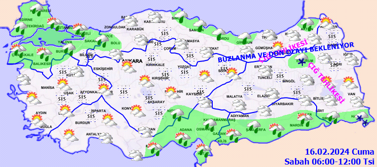 Meteorolojiden o bölgeler için çığ düşmesine karşı uyarı! 2