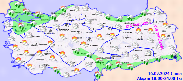 Meteorolojiden o bölgeler için çığ düşmesine karşı uyarı! 4