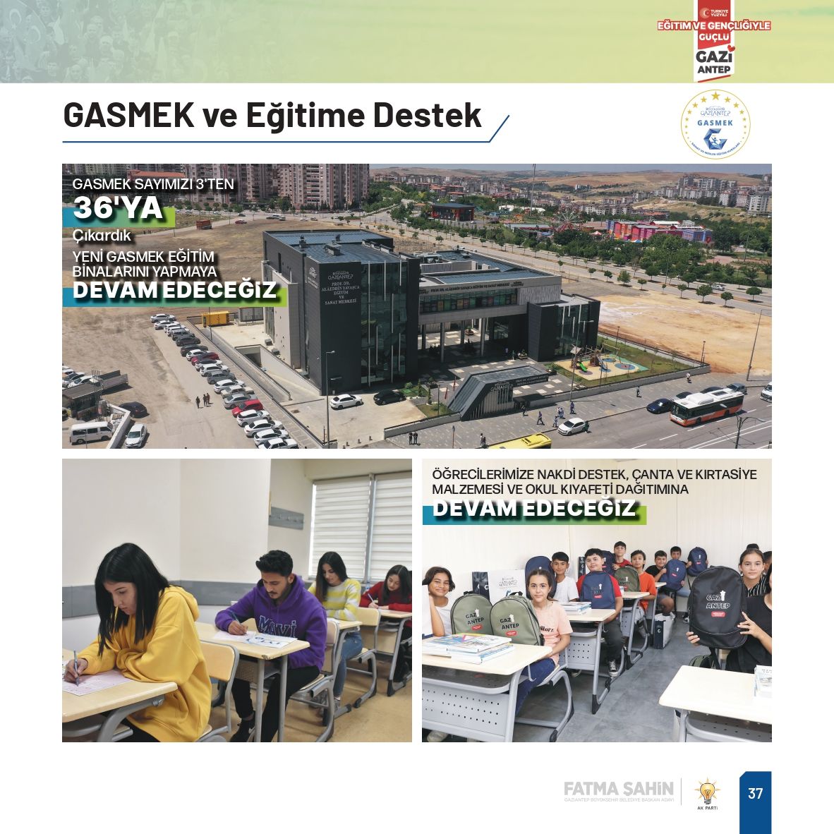 Fatma Şahin, Gaziantep'e çağ atlatacak yeni projelerle geliyor 59