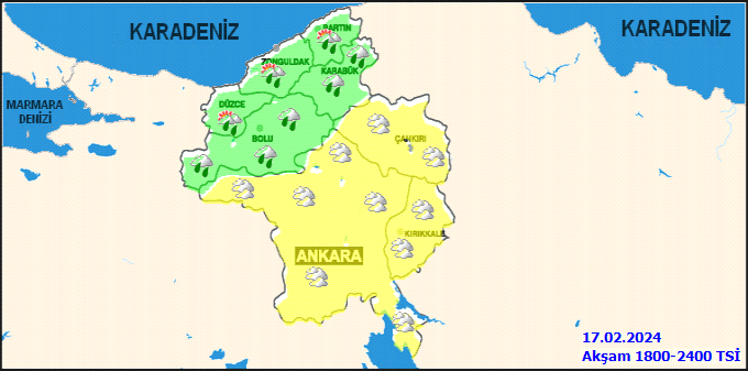 Meteorolojiden Ankara için sağanak yağış uyarısı! 4
