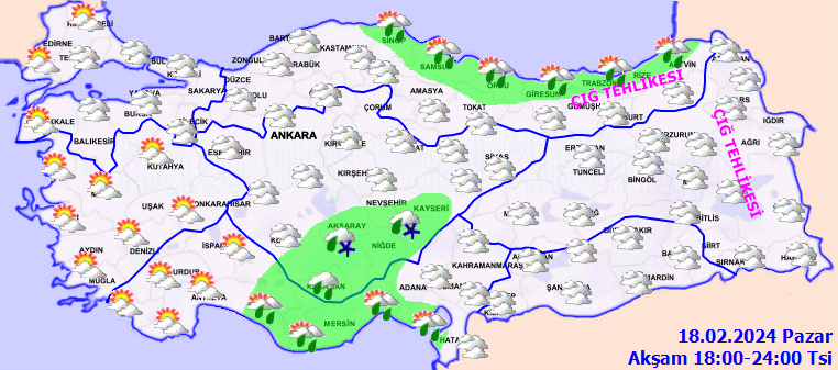 Meteoroloji'den sağanak ve çığ tehlikesi uyarısı! Bu illerde yaşayanlar dikkat! İşte 18 Şubat Pazar hava durumu raporu... 6