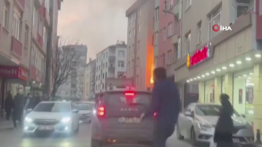 Pendik’te korku dolu anlar: Dairede çıkan yangında tüp patladı 2