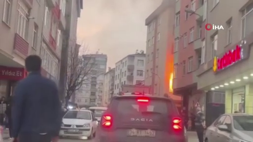Pendik’te korku dolu anlar: Dairede çıkan yangında tüp patladı 3