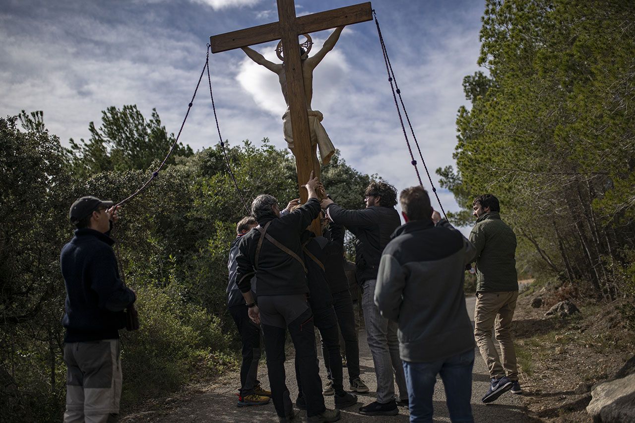 İspanya'lı çiftçiler kuraklığın sona ermesi için dua etti 15