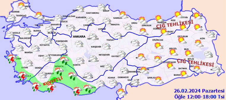 Meteorolojiden 2 il için kuvvetli yağış uyarısı! 3