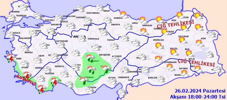 Meteorolojiden 2 il için kuvvetli yağış uyarısı! 4