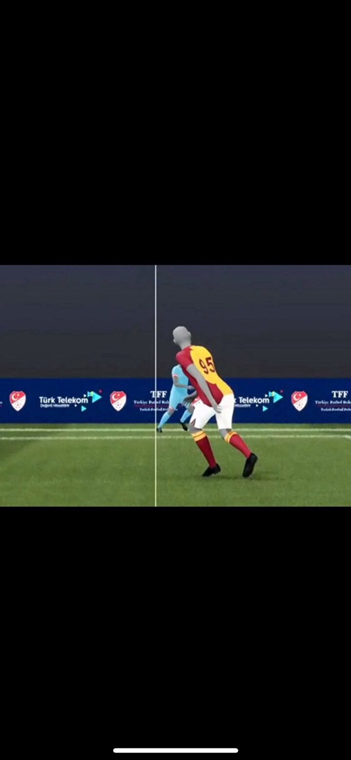 Türkiye'nin dilinde bu pozisyon VAR! Galatasaray - Antalyaspor maçındaki yarı otomatik ofsayt sisteminden gelen görüntü herkesi şaşkına çevirdi. 6