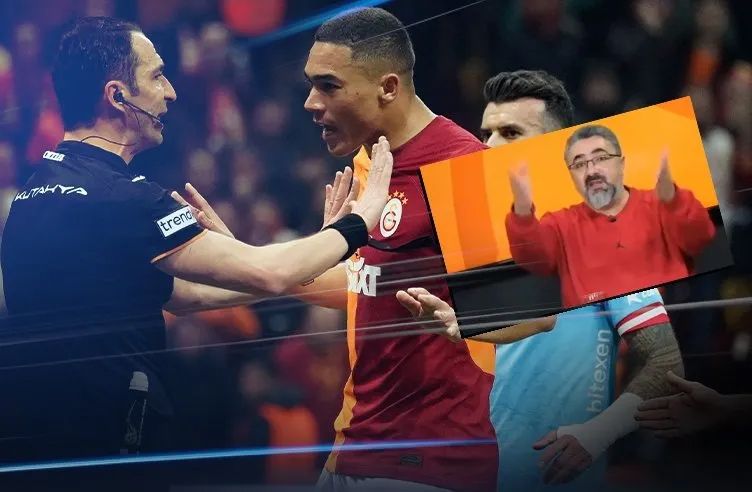 Sosyal medyayı ayağa kaldıran olay! Canlı yayında Türk yayıncılık tarihine kara leke olarak geçecek sözler: Galatasaray maçı hakemine ağza alınmayacak laflar söyledi! Yayından kaldırıldı, özür mesajları paylaşıldı. 5