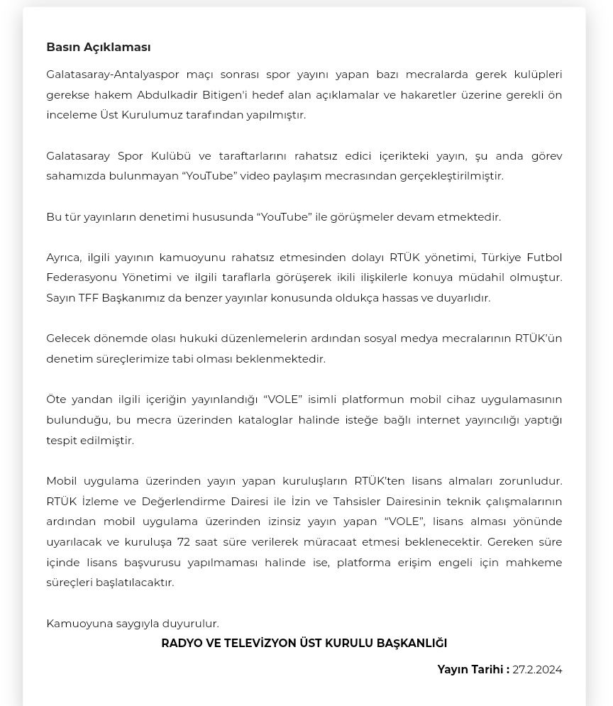 Serdar Ali Çelikler'in infial uyandıran sözleri sonrası RTÜK devreye girdi! Spor yayınları için gözdağı niteliğinde açıklama 8
