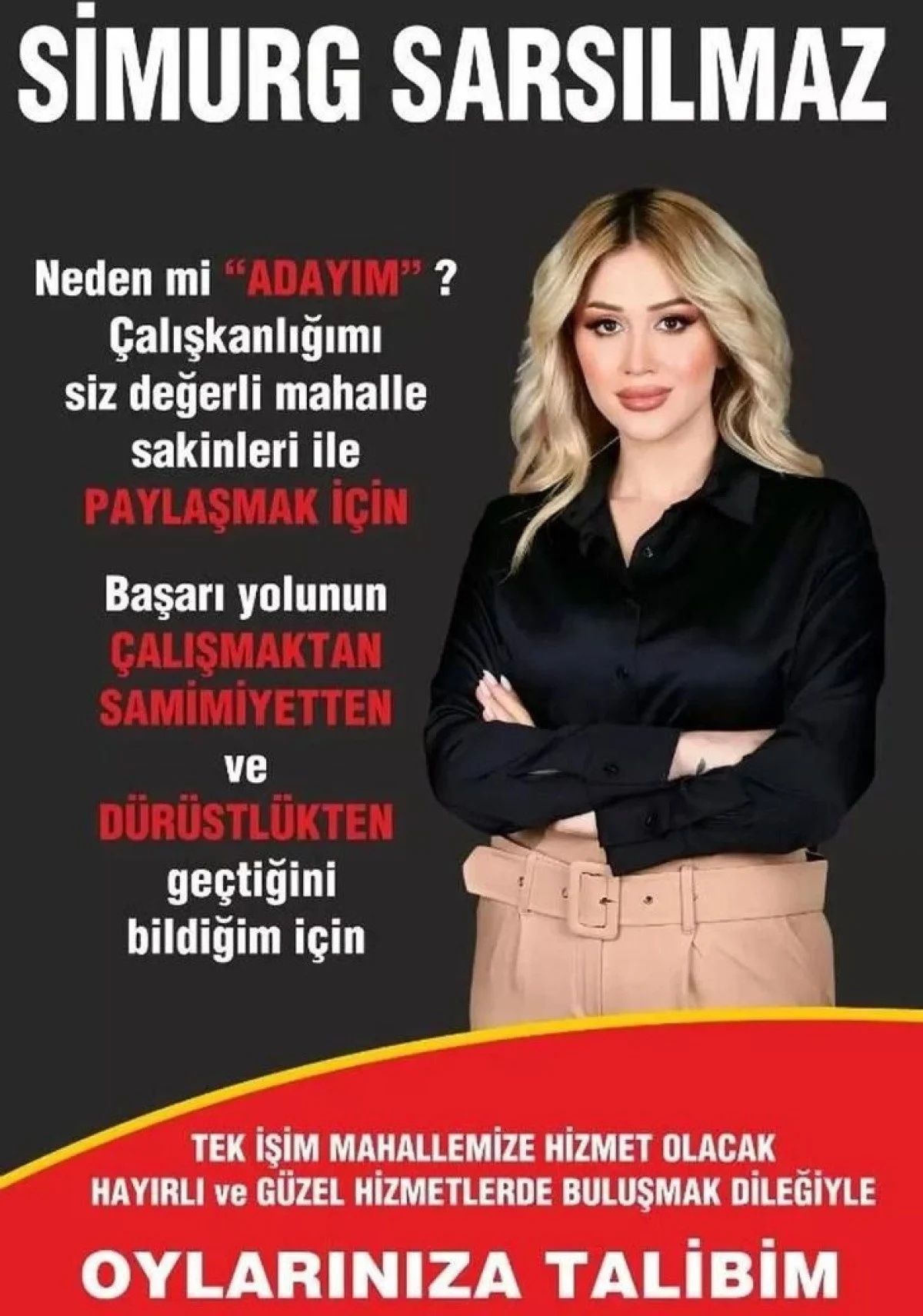 Diyarbakırlı model Simurg Sarsılmaz muhtar adayı oldu! 4 erkek isme karşı yarışacak... 4